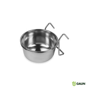 Comedero inoxidable con gancho
