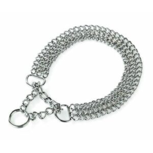 Collar metálico estrangulador doble