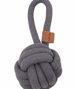 Pelota coto gris con lazada 11cm