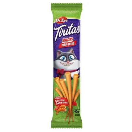 Dr. Zoo tiritas coctel de camarón para gatos 400g