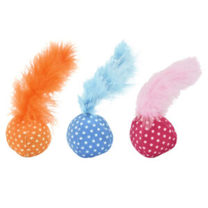 Pelota de topos con pluma