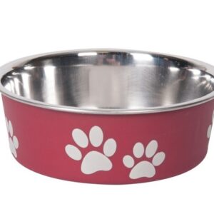 Cuenco de inox rojo