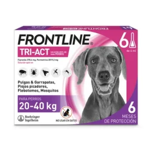 Pipetas antiparasitarias Frontline tri-act (20-40Kg)