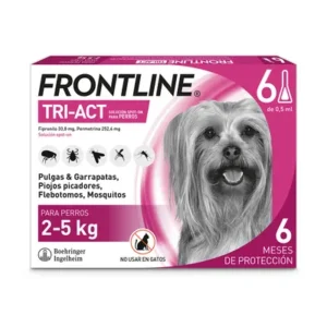 Pipetas antiparasitarias Frontline tri-act (2-4Kg)