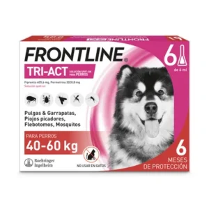 Pipetas antiparasitarias Frontline tri-act (40-60Kg)