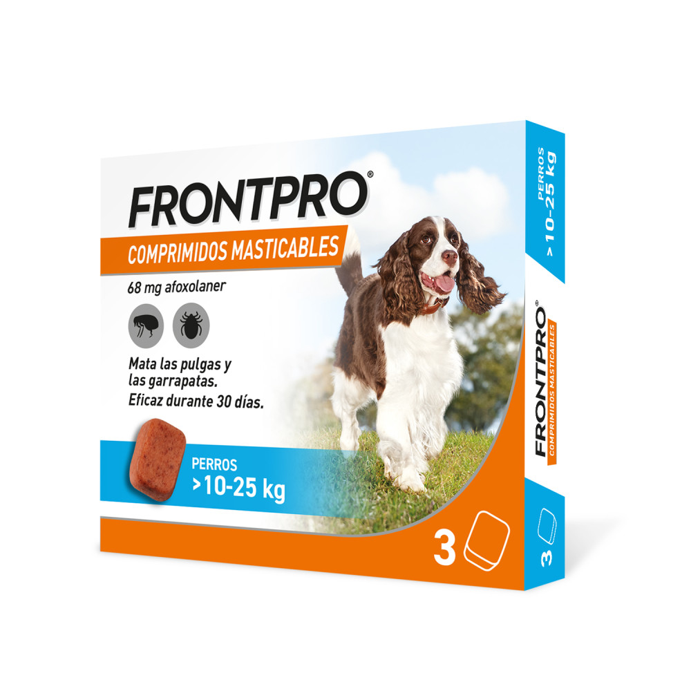 Frontpro 3 comprimidos masticables para perros - Imagen 4