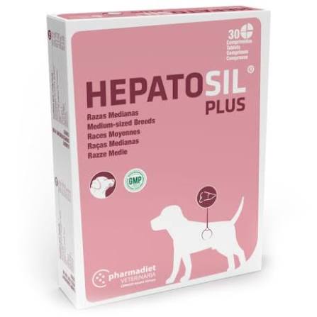 Hepatosil plus para razas medianas y grandes