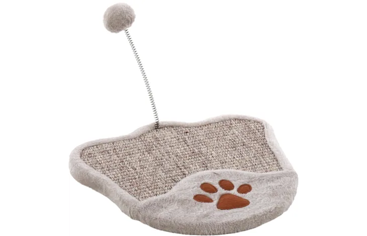 Tabla rascador greta gris en forma de pata