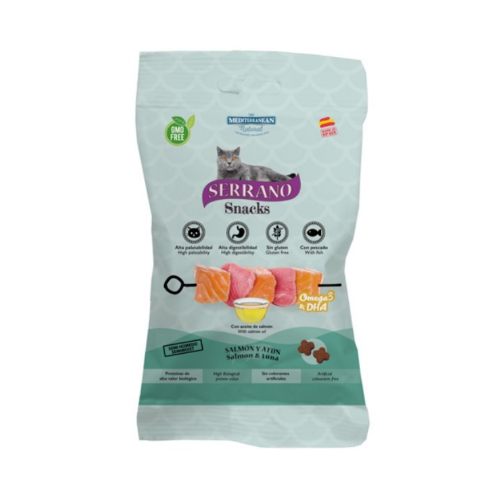 Serrano snacks para gatos 50g