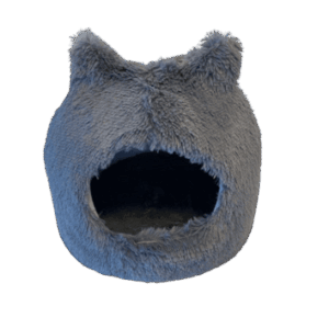 Cueva para gatos gris oscuro