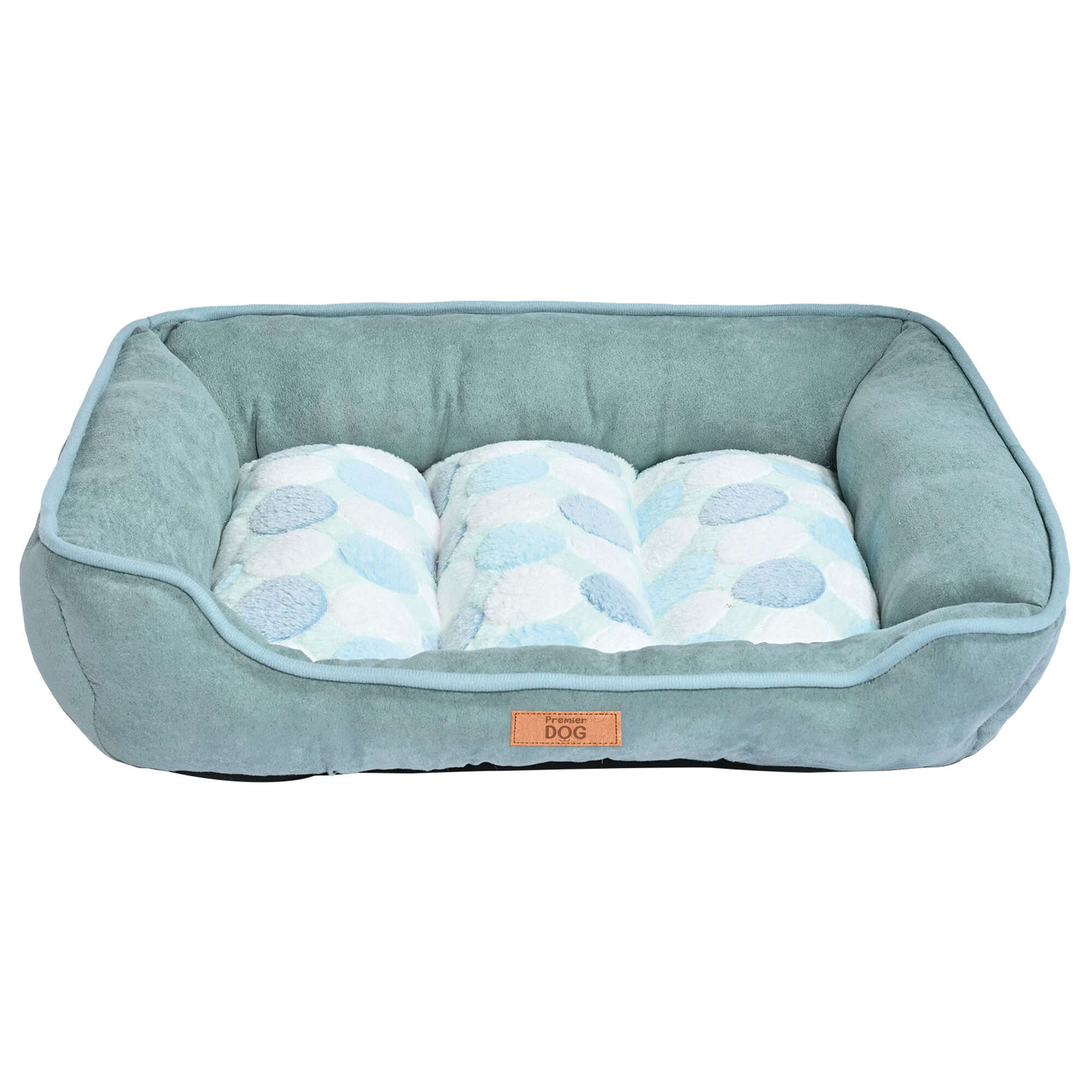 Cama para perros daily celeste