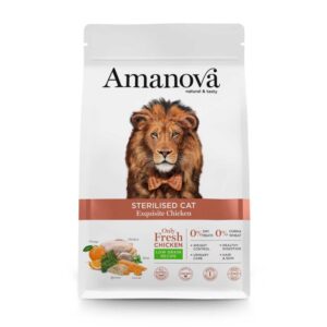 Amanova Cat Sterilised Chicken & Quinoa Low Grain