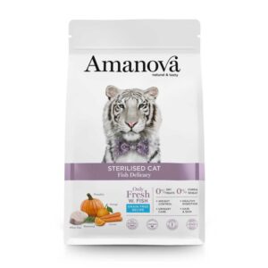 Amanova Cat Sterilised White Fish & Pumpkin No Grain