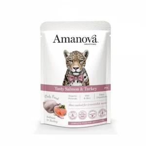 Amanova Pouch P11 Cat Salmon & Turkey