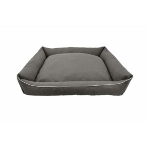 Cama para perros desenfundable gris