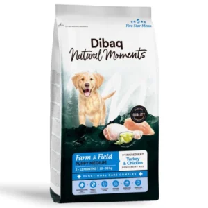 Dibaq Natural Moments Puppy Medium Farm & Field Pollo y Pavo