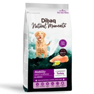 Dibaq Natural Moments Mobility Pavo pienso para Perros Adultos y Senior