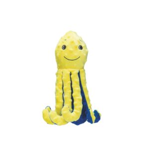 Peluche pulpo amarillo para perro