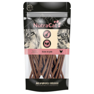 Sticks de pollo para gatos