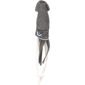 Juguete para Perro con Forma de Calamar Gris