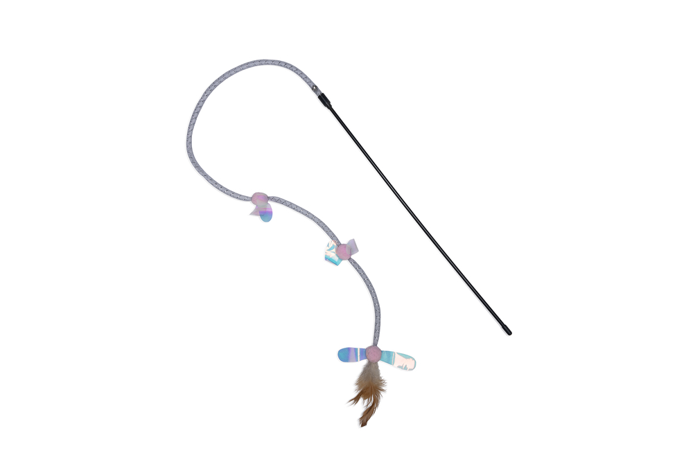 Juguete Caña de Pescar para Gatos