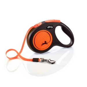 Flexi New Neon Cinta Enrollable M 5M Naranja Neon