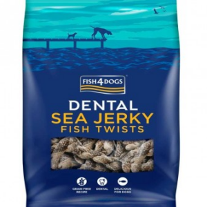 FISH4DOGS DENTAL SEA JERRY FISH TWISTS 100G