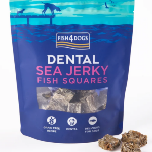 FISH4DOGS DENTAL SEA JERRY FISH SQUARES 115G